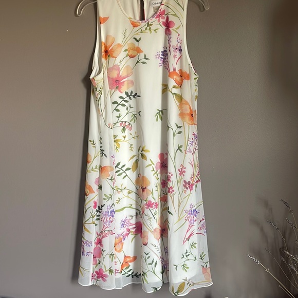 Calvin Klein Floral Swing Dress